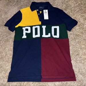Color Block Polo by Ralph Lauren- Size XS